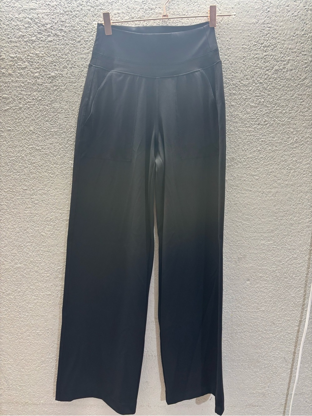 Athleta Black Wide-Leg High-Rise Pants
